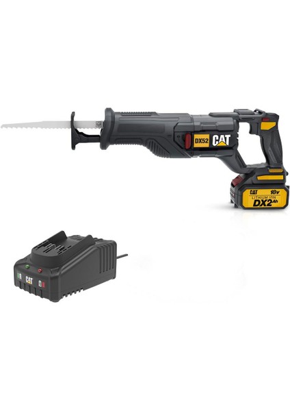 Cat DX52BC 18VOLT 2.0AH Li-Ion Tek Akülü Profesyonel Tilki Kuyruğu Testere