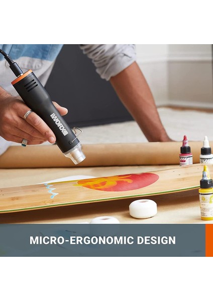 WX743.9 Makerx 20VOLT Profesyonel Sıcak Hava Tabancası (Akü Dahil Değildir)