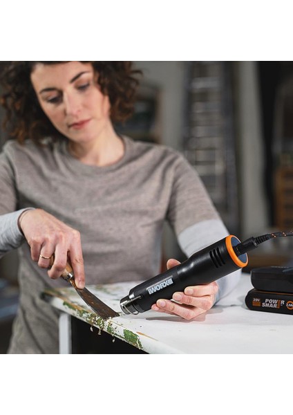 WX743.9 Makerx 20VOLT Profesyonel Sıcak Hava Tabancası (Akü Dahil Değildir)