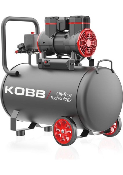 KBK50S 2.0hp 50LT 8bar Yağsız Sessiz Taşınabilir Hava Kompresörü