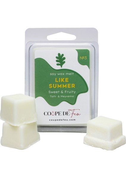 No.3 Like Summer Koku Barı - Koku Tableti - Wax Melt 72 gr