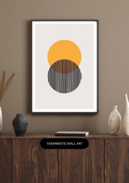 Soyut Efsanevi Yatak Odası Poster | Wall Art | 30 x 40 cm