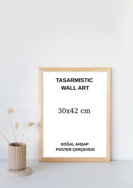 Soyut Efsanevi Yatak Odası Poster | Wall Art | 30 x 40 cm