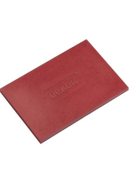 Dekor 1231 Macun Takozu Kırmızı 10 cm 400860