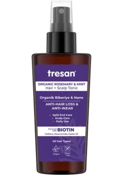 Organik Biberiye & Nane Saç Toniği 125 ml