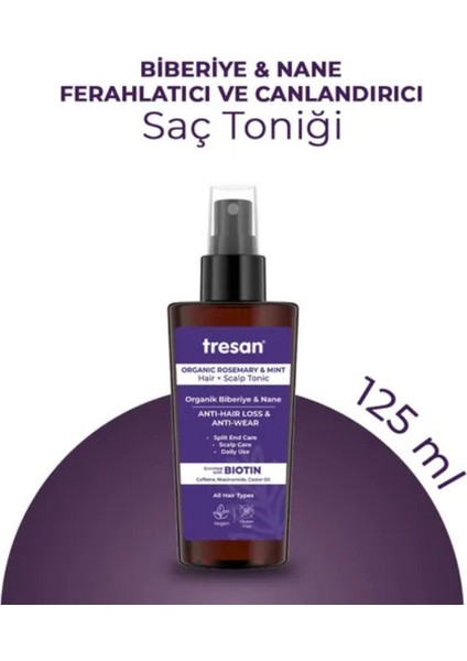 Organik Biberiye & Nane Saç Toniği 125 ml fiyatları