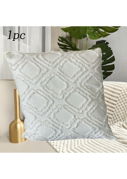 Goldroom Özel Tasarım Punch Desen Dekoratif Dolu Kırlent Gri modelleri