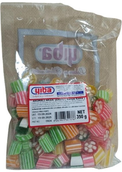 Karışık Meyve Aromalı Kırma Akide Şekeri 350 gr