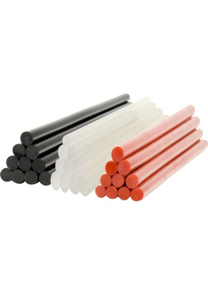 Sıcak Silikon Şeffaf 11,2 mm 30 cm Kalın 10 Adet