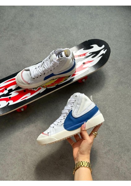 Blazer Mid '77 Jumbo Erkek Beyaz/siyah Sneaker Ayakkabı DD3111-100 fiyatları