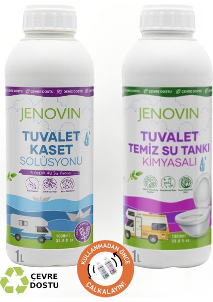 Sifon Temizliği Karavan & Tekne Tuvalet Wc Atık Kimyasalları Lavanta Kokulu 1L | Katı Atık Parçalama