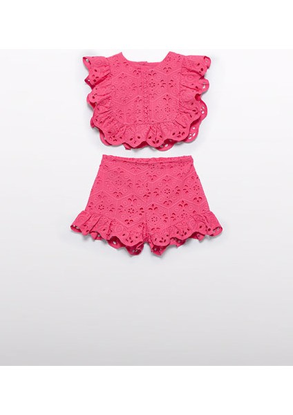 Abel Lula Kız Çocuk Bermudalı Takım 5218