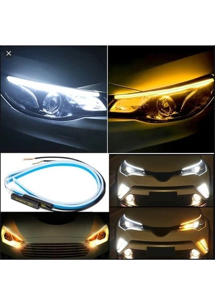 Kayar LED -Far Kaşı -Sinyal Özellikli Far Üstü 60 cm Kayar Led- fiyatları