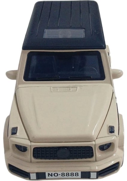Çek Bırak Metal Sesli Suv Araba 1:32 - Bej