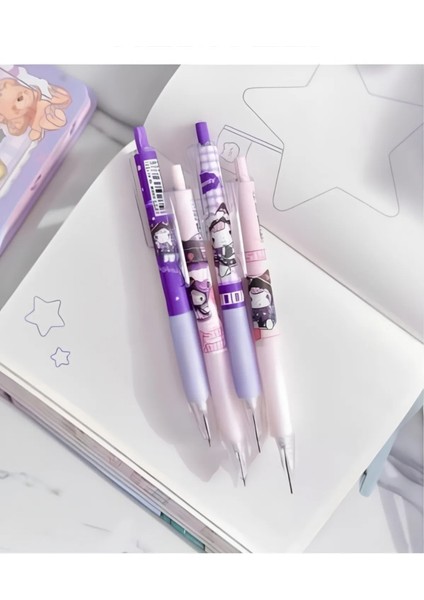 Kuromi Sanrıo 0.7 Uçlu Kalem Seti 4'lü Set