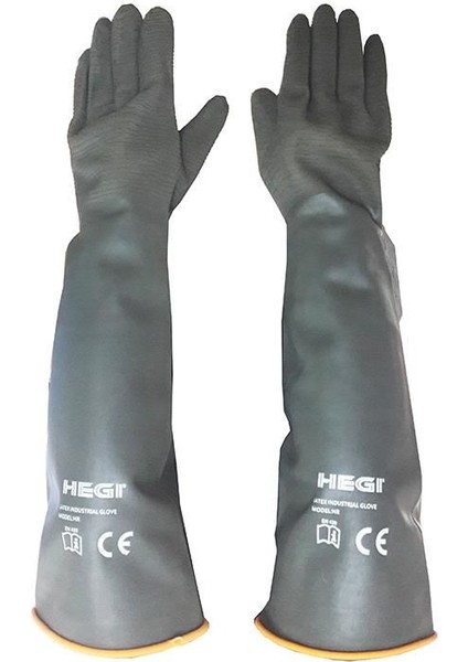 Hr Latex Endüstriyel Uzun Eldiven 55 cm