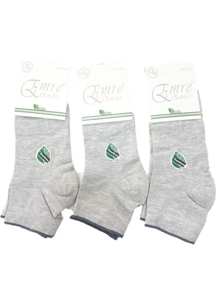 Erkek Bambu Kısa Patik Çorap 0095 - 6 Adet