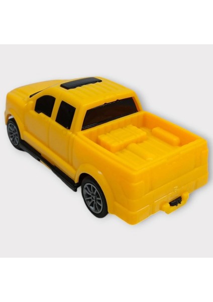 Çek Bırak Arabalar 10 cm - Sarı Pick-Up