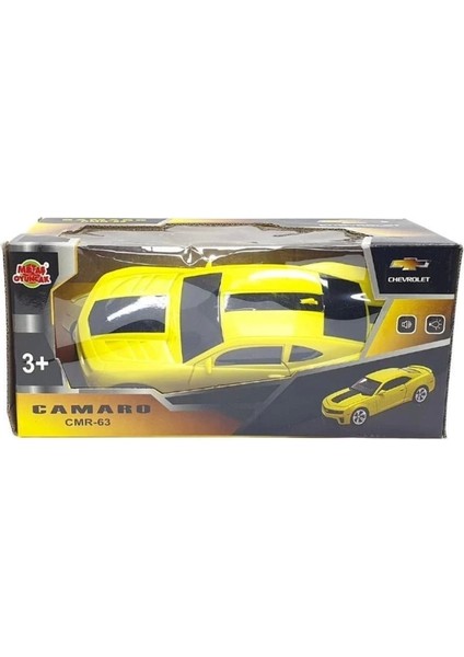 Çarp Dön Işıklı Sesli Camaro Sarı - CMR-063