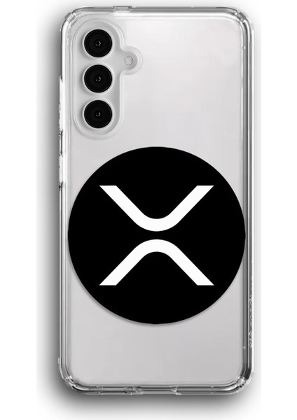 Samsung Galaxy A35 Uyumlu Baskılı Şeffaf Kılıf Kapak "xrp Coin"