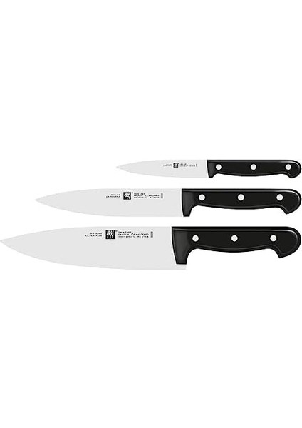Twın Chef 3 Bıçak Seti, Paslanmaz Çelik, Siyah fiyatları