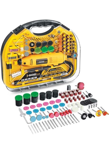 Sgs 5260 Hobi Gravür Seti 130 Watt 211 Parça