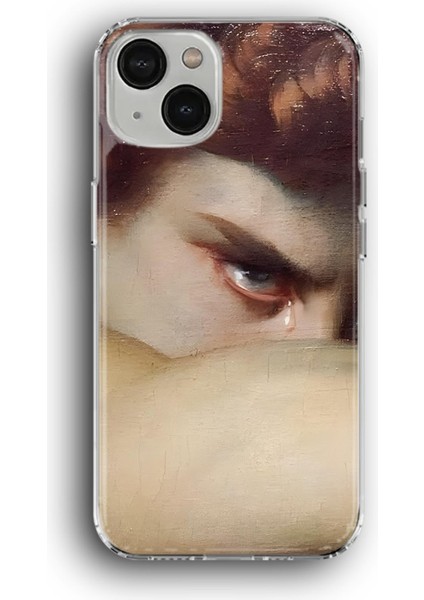 Apple iPhone 13 Uyumlu Baskılı Şeffaf Kılıf Kapak "luciferin Gözü Klasik Sanat"