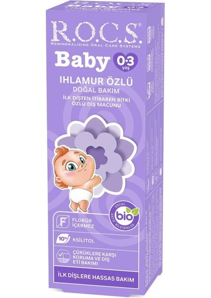 Baby Ihlamur Özlü 0-3 Yaş Florürsüz Diş Macunu 45 ml