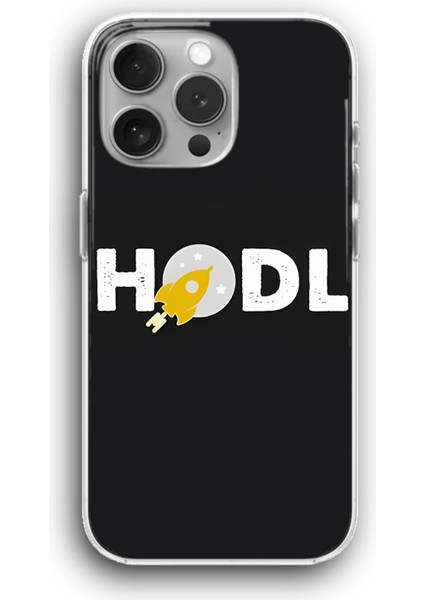 Apple iPhone 15 Pro Uyumlu Baskılı Şeffaf Kılıf Kapak "hodl Trader"
