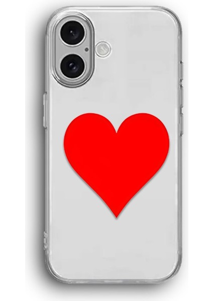 Apple iPhone 16 Uyumlu Baskılı Şeffaf Kılıf Kapak "kupa Sembol"
