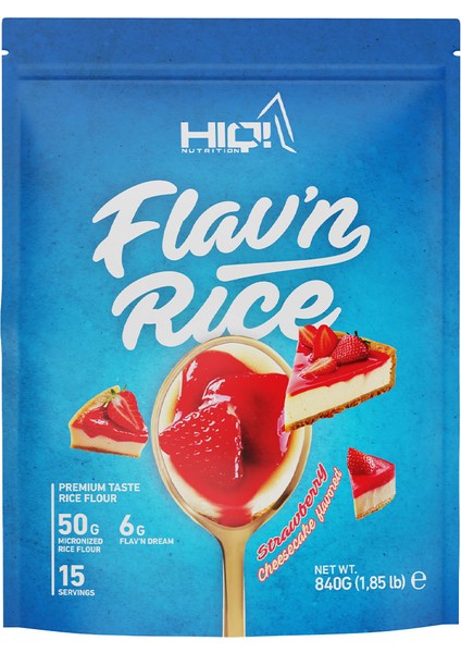 Flav'n Rice 840G Strawberry Cheesecake Flavored