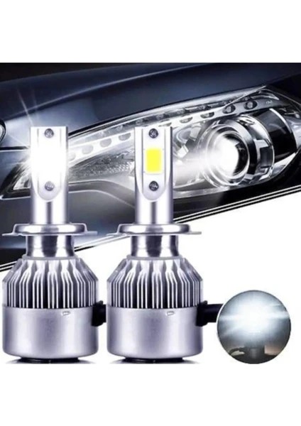 H4 Ice Blue Beyaz Renk LED Xenon Far Ledi LED Zenon Far Ampulü
