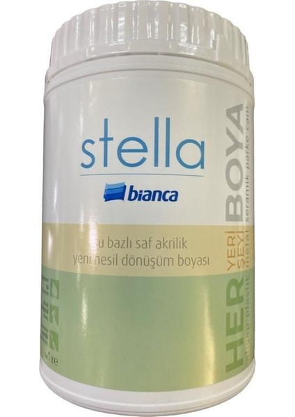 Bianca Stella 1052 Granito Su Bazlı Saf Akrilik Boya 1 Litre