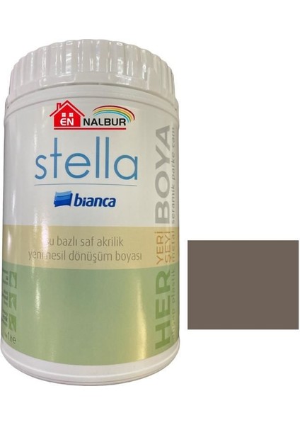 Bianca Stella 1052 Granito Su Bazlı Saf Akrilik Boya 1 Litre