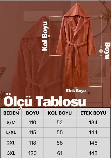 Kapüşonlu Bornoz