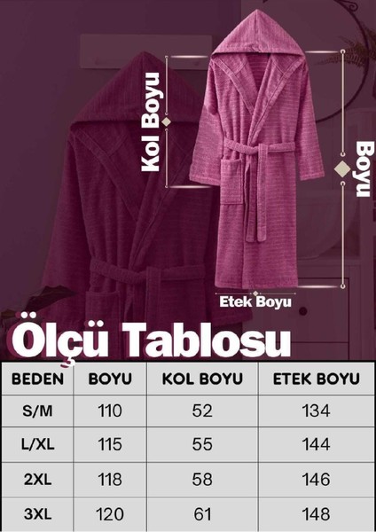 Kapüşonlu Bornoz