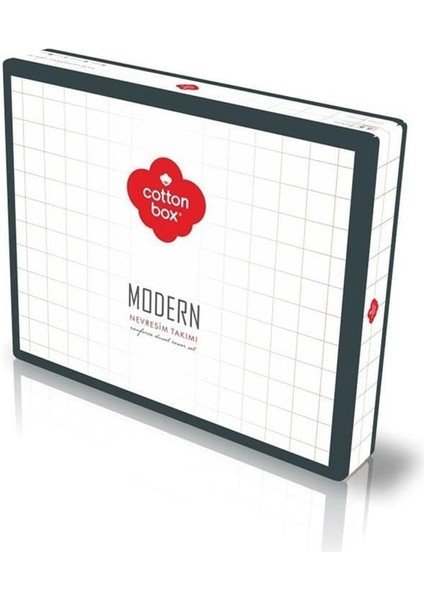 Hsyn Modern Çift Kişilik Nevresim Takımı Root Vizon Akdenizpos Yeni