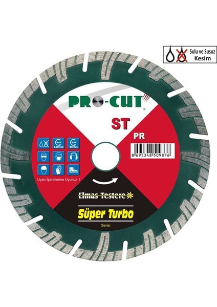 Procut St 230 mm Süper Turbo Elmas Testere