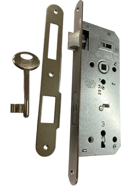 Oval 151 R 40 mm Nikel Oda Kapı Kilidi