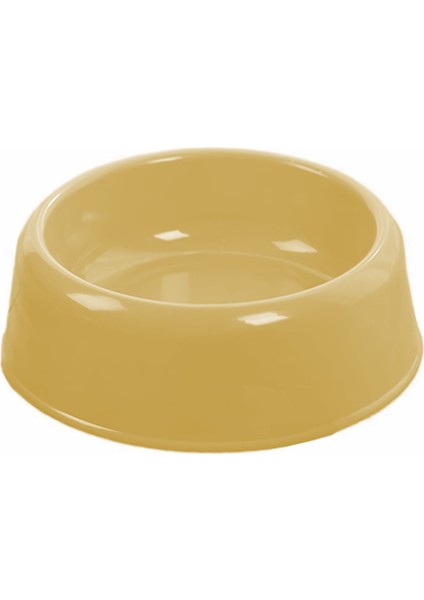 Hsyn Kedi Köpek Plastik Mama ve Su Kabı 20 cm - 200 ml Sarı Akdenizpos Yeni