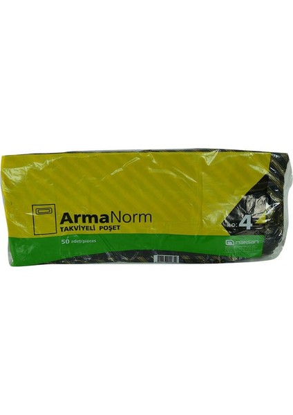 Hsyn Armanorm Takviyeli Çanta Poşet Karma Desen Renk 40X50 50 Adet No:4 Akdenizpos Yeni