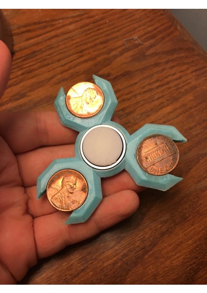 Hsyn Penny Weighted Fidget Spinner Akdenizpos Yeni