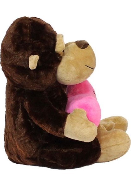 Kalpli Maymun Peluş Oyuncak 30 cm Akdenizpos