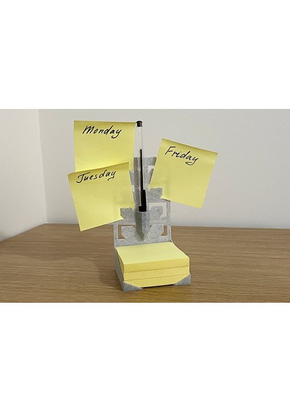 Hsyn Post-It Not Tutucu, Hafta Planlayıcı - Masaüstü Veya Duvara Monte T4957678 Akdenizpos Yeni