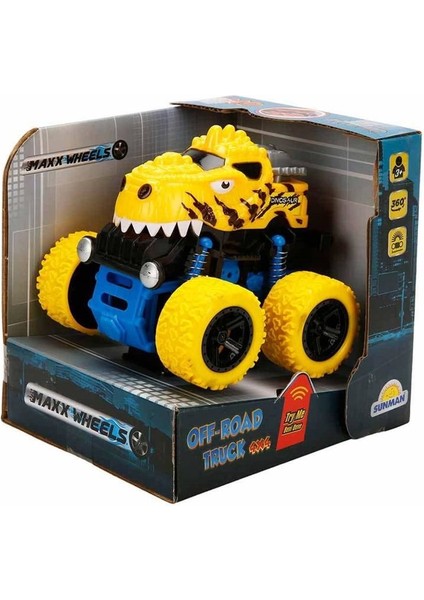 Hsyn Maxx Wheels Speed Dinosaur Off Road Aracı 10 cm Akdenizpos Yeni