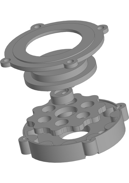 Dalga Dişli Kutusu 1/10 + Modüler. 3D860580