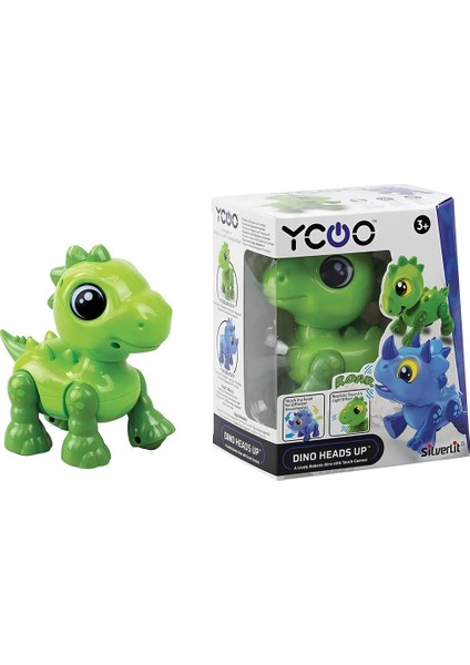 Hsyn Sesli ve Işıklı Elektronik Robot Dino Heads Up Akdenizpos Yeni