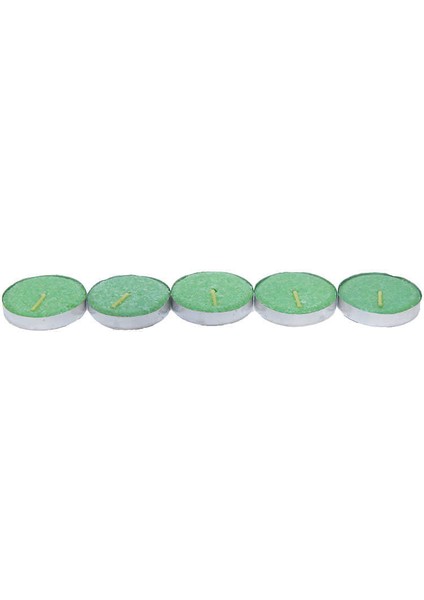 Hsyn Tea Lights Yeşil Mum 5 Li 1 Paket Akdenizpos Yeni
