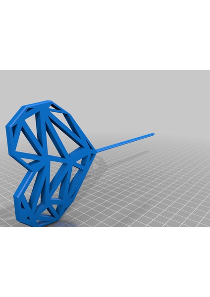 Geometrik Kalp Dekorasyonu - Geometrik Kalp Dekorasyonu T5382193