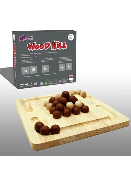 Hsyn Wood Hill Ahşap Piramit Akıl Zeka Oyunu Akdenizpos Yeni
